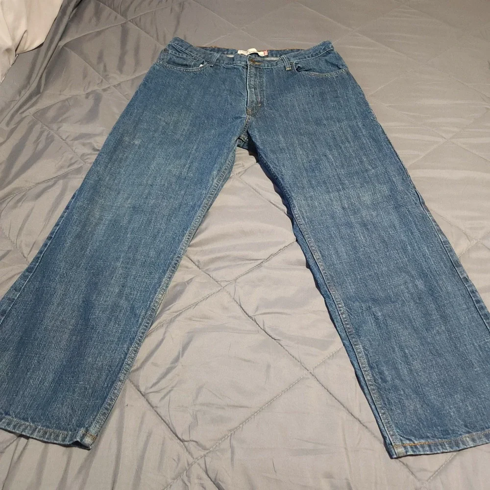 Levi's 569 Men's Jeans 38x30 Actual 37x29 Loose Straight Blue 100% Cotton
